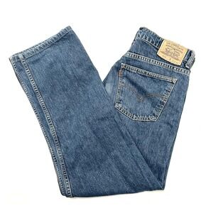 Vintage Levis Orange Tab 612 Jeans 33x34 Blue Medium Wash Straight Leg